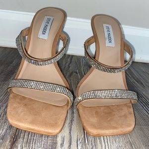 Steve Madden never worn rhinestone heels